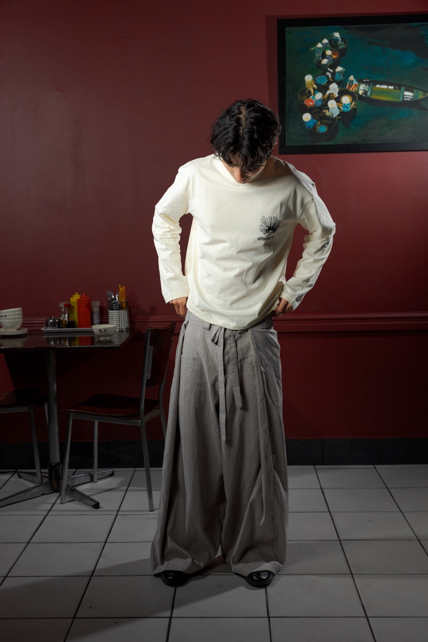 Stripe Pants - Grey