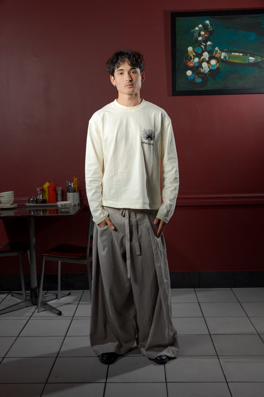 Nhím Long Sleeve Tee - Cream