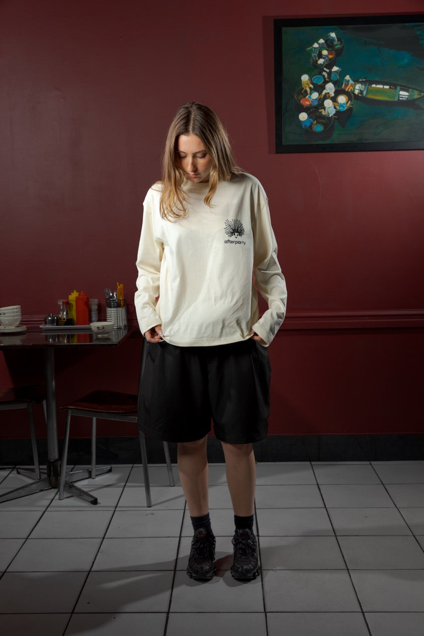 Nhím Long Sleeve Tee - Cream
