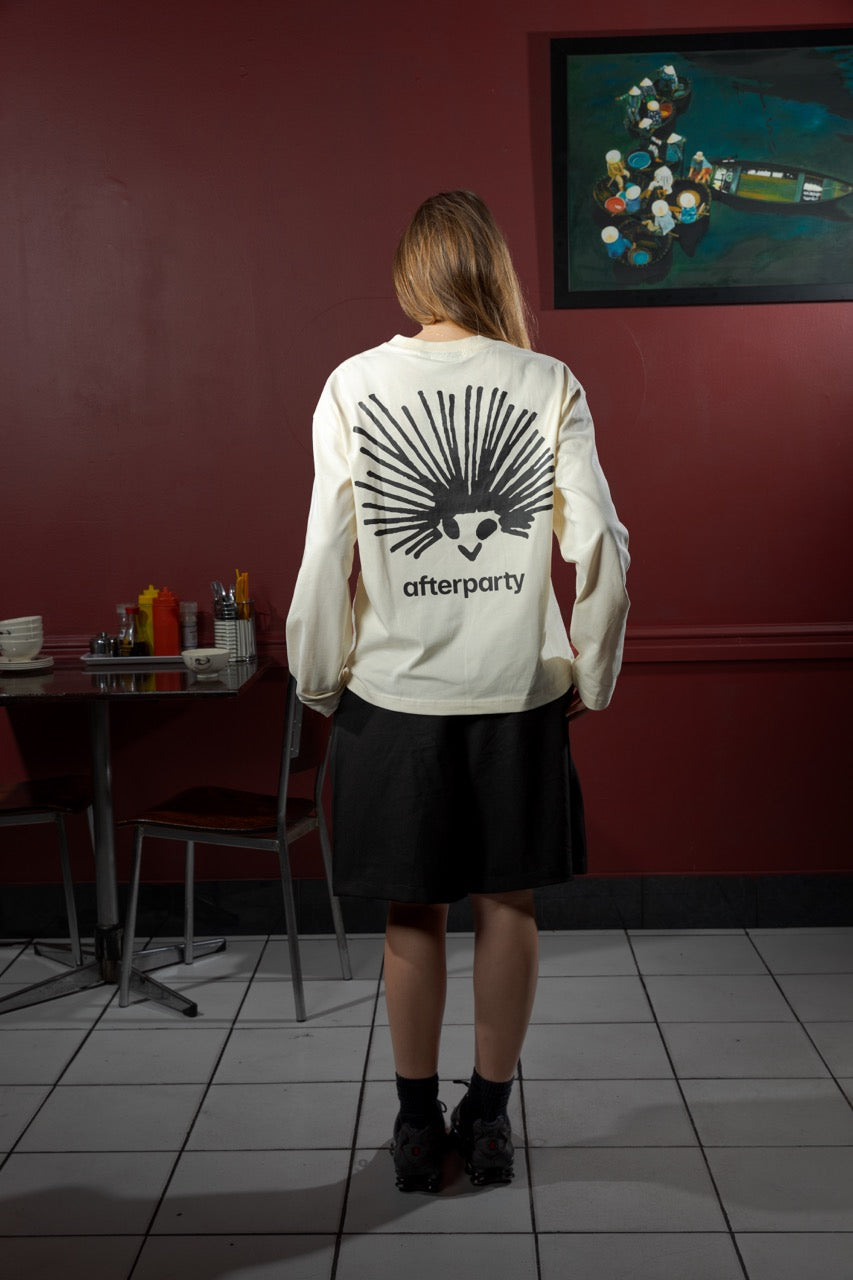 Nhím Long Sleeve Tee - Cream