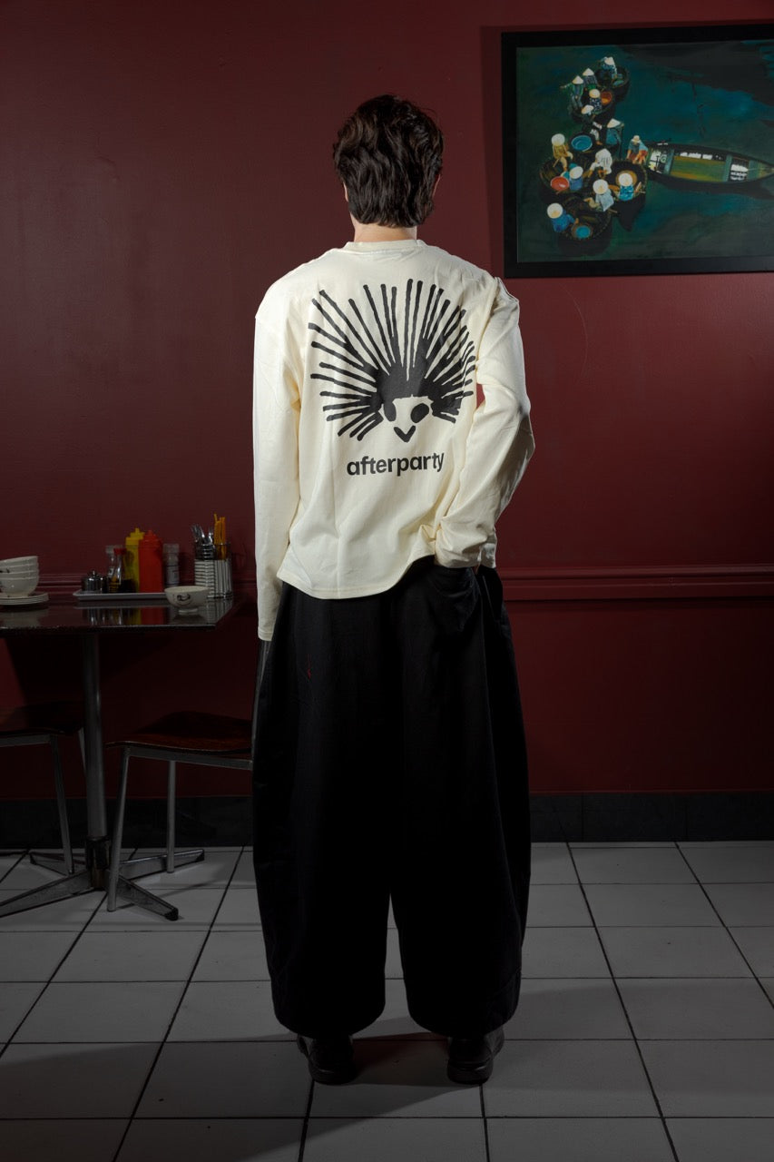 Contour Cut Pants - Black