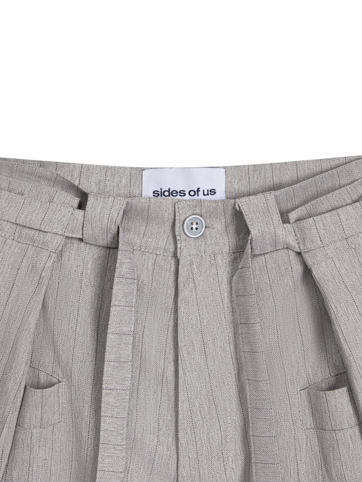 Stripe Pants - Grey