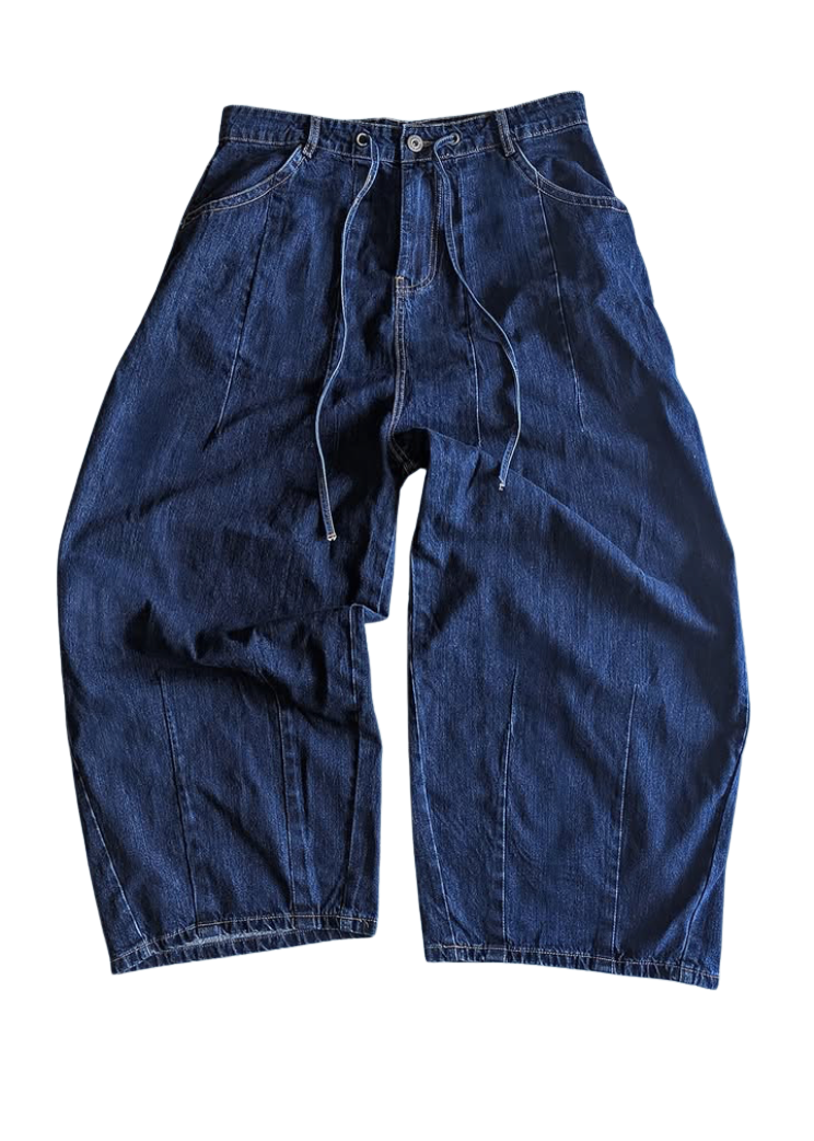 Roomy Denim Pants